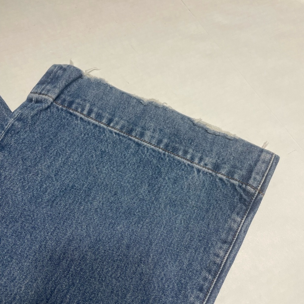 Express 70s flare mid-rise denim jeans. Size 2R. Distressed hem. NWT. MSRP $88. - Picture 15 of 15